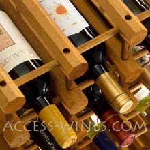 Canty: Kits casiers bois � bouteilles pour am�nagement caves � vins