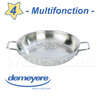 Po&ecirc;le � frire MULTIFONCTION professionnelle 28cm acier Inox - tous feux dont INDUCTION - marque Demeyere 