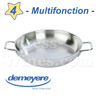 Po&ecirc;le � frire MULTIFONCTION professionnelle 32cm acier Inox - tous feux dont INDUCTION - marque Demeyere 