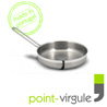 Po&ecirc;le � frire professionnelle 20cm acier Inox - tous feux dont INDUCTION - marque Point-Virgule 