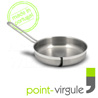Po&ecirc;le � frire professionnelle 24cm acier Inox - tous feux dont INDUCTION - marque Point-Virgule 