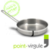 Po&ecirc;le � frire professionnelle 28cm acier Inox - tous feux dont INDUCTION - marque Point-Virgule 