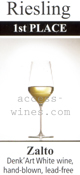 Riesling: Verre � Vin Blanc Zalto en cristal