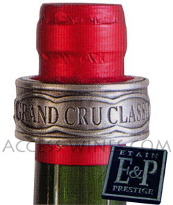 GRAND CRU CLASS� Etain et Prestige collier de BACCHUS anti-goutte