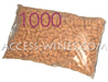 Sac de 1000 bouchons cylindriques en li�ge micro agglom�r� pour conservation du vin jusqu&acute;� 3 ans 