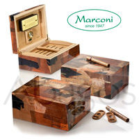 Cave � cigare Marconi Ossido e Oro - Oxyde et Or