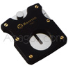Coupe-cigare � guillotine &nbsp; coupe: &Oslash; 18 mm  marque 'Maserin' finition noire -livr� avec �crin cadeau-