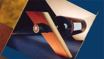 Porte-bouteille bois h�tre