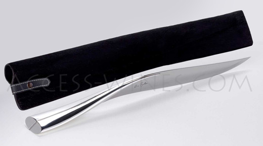 Sabre � champagne OPENER avec fourreau cuir noir