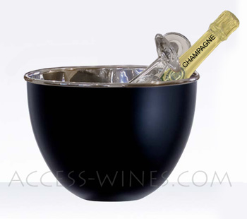 Seau � champagne BOWL noir