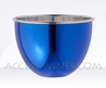 Seau � champagne en �tain - mod�le BLUE Bowl pour 1 bouteille  Orf�vrerie d&rsquo;Anjou - Collection Intemporelle 