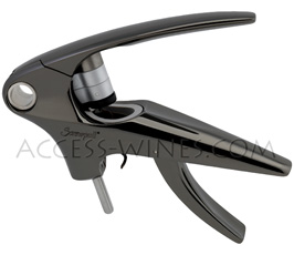 SCREWPULL LM350 Trigger, , Aspet nickel noir avec un coupe capsule m�tal noir et livr&eacute; dans un coffret cadeau luxueux noir