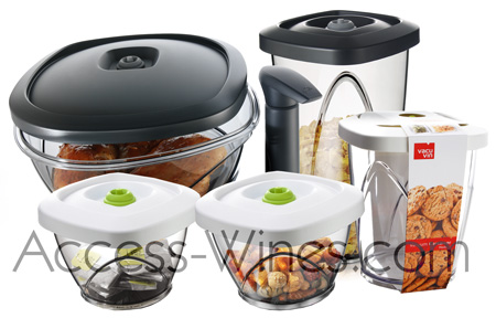 VACUVIN - bo�tes de conservation des aliments sous vide
